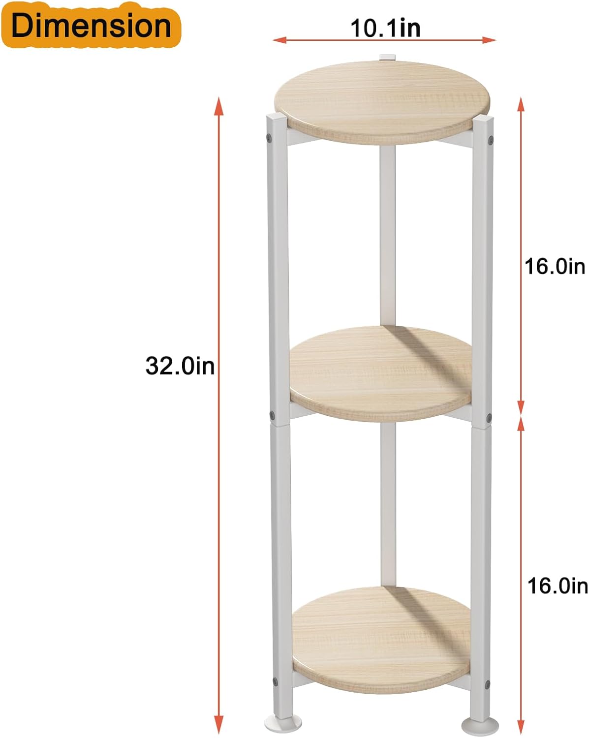 Plant Stand Indoor Corner Tall 2 Tier Metal Modern Flower Storage Plant Shelf Holder for Living Room Balcony Garden,Black (2 Tier-Black Round)