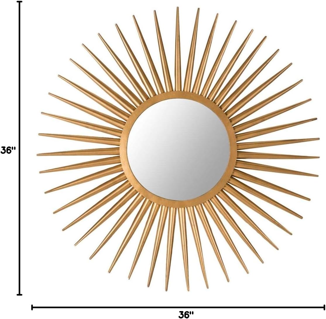Safavieh Home Collection Sun Flair Mirror, Gold