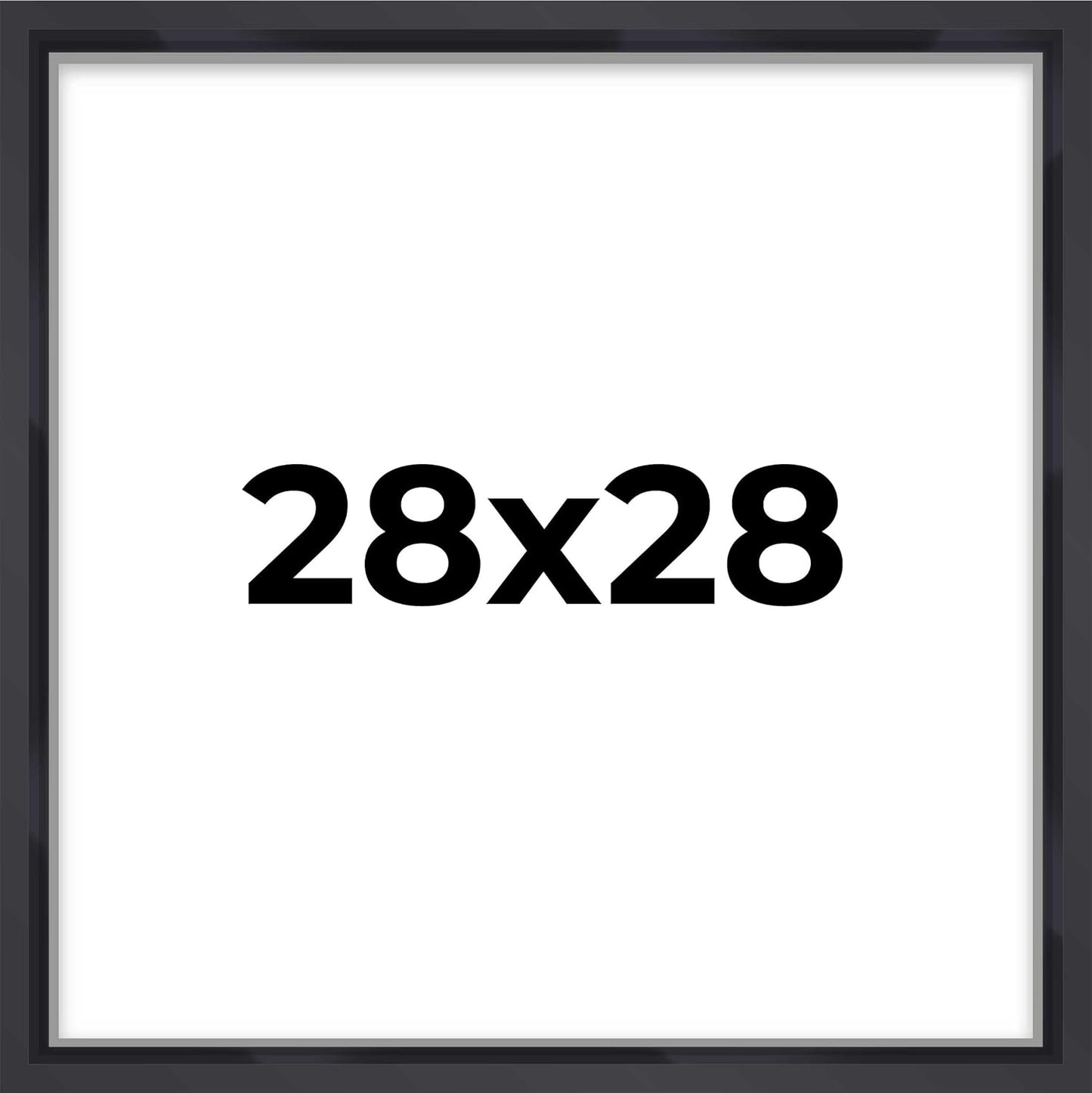 14x14 Shadow Box Black | 3/4" Depth of Usable Space | Solid Wood Pine | Includes UV Resistant Acrylic Plexiglass, Acid-Free Backing & Hanging Hardware | Made to Order in USA - Colors B