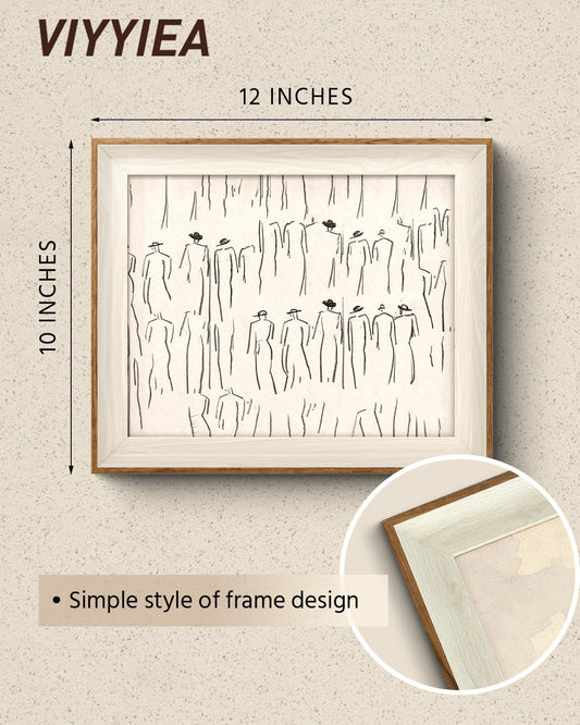 VIYYIEA Framed Wall Art for Living Room, Swan Art Canvas Prints, Vintage Home Decor, Animals Painting Picture, Bathroom Wall Decor Gifts for Friends or Family - 12L x 10W - Colors A