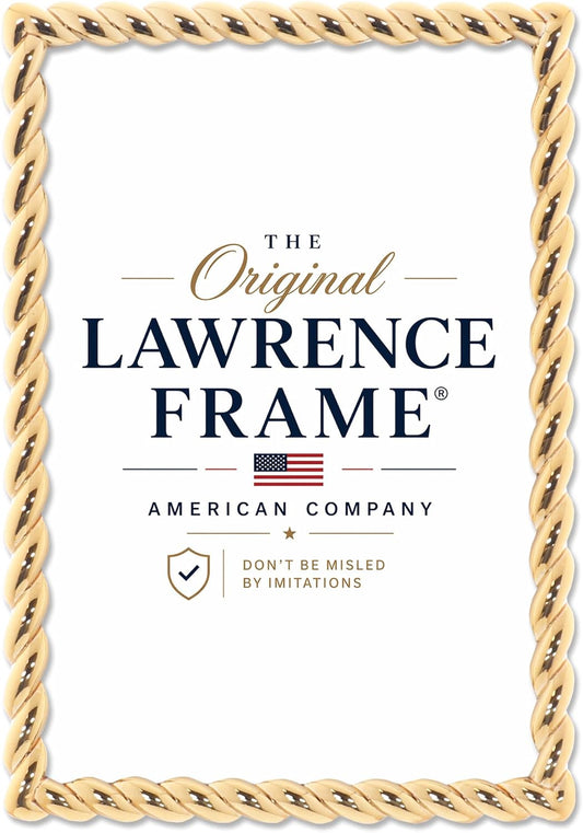 Lawrence Frames 4x6 Golden Rope Picture Frame (712046)