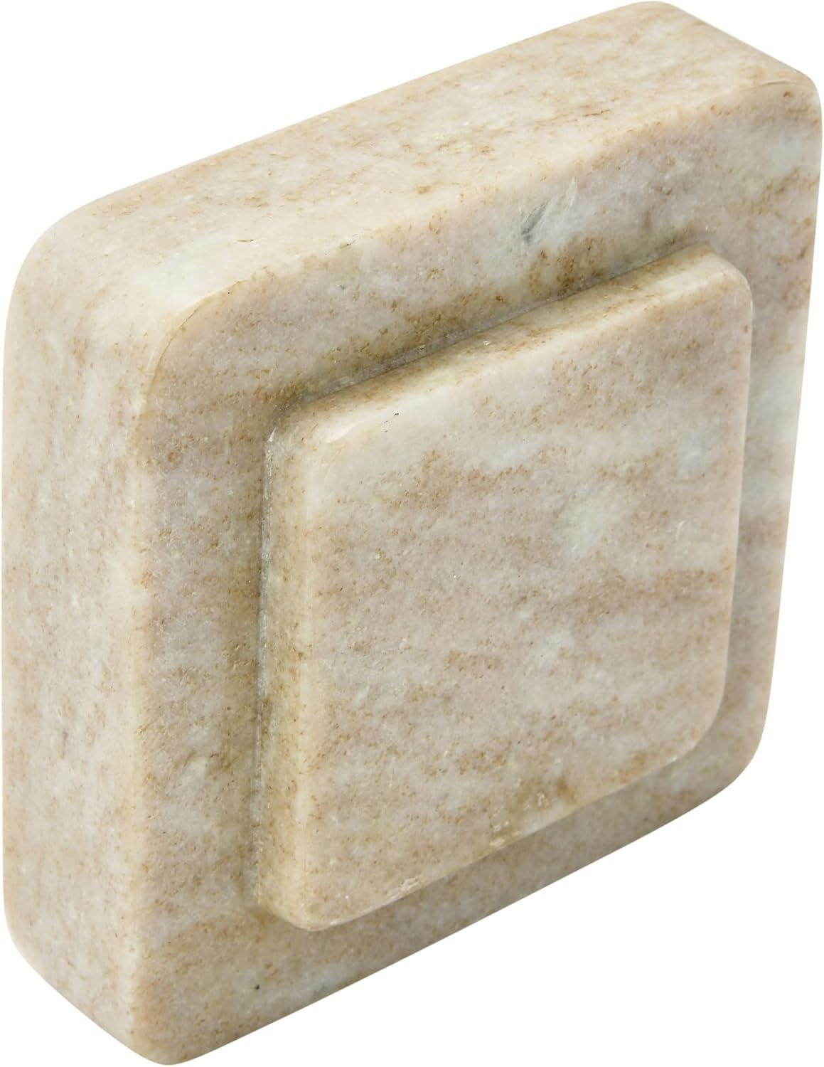 Bloomingville Heavy Duty Marble Bookends, Beige, Set of 2