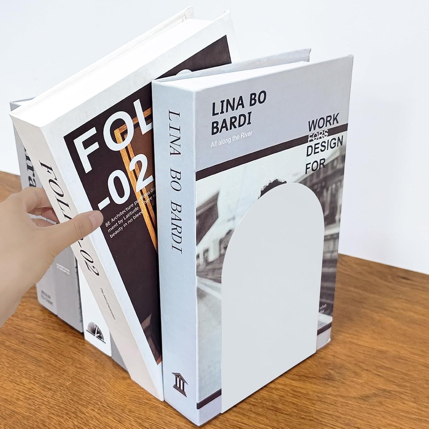 MerryNine Metal Book Ends, 2 Pack Black Bookends for Shelves, Book Holder for Heavy Books, Book End for Kids Books, Decoration Bookend for Home Office