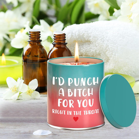 Christmas Birthday Gifts for Women Scented Candle, Valentines Day Gifts for Girlfriend Her, Mothers Day Gift for Mom Wife Sister Friendship White Elephant Stocking Stuffers Presents Funny Ideas Gift