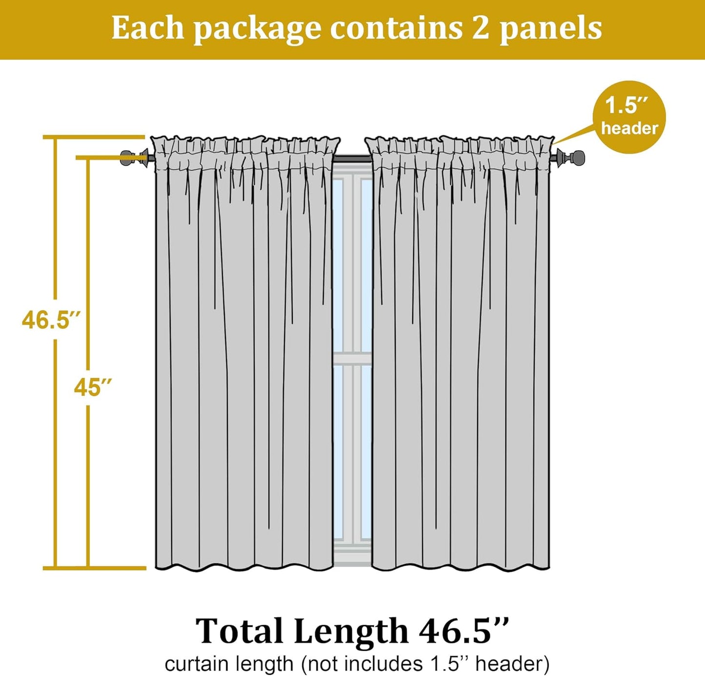 OWENIE Sheer Curtains 84 inches Long 2 Panels Set for Living Room/Bedroom, Rod Pocket Voile Sheer Panel Drapes, White, 2pcs, Each 42" W x 84" L - Colors B