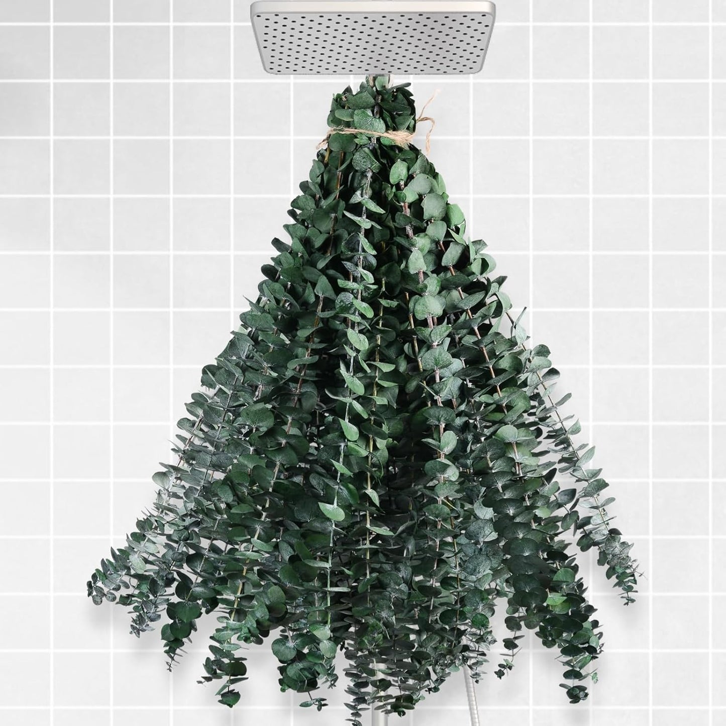 12PCS Dried Eucalyptus for Shower Hanging - 17'' Real Large Preserved Eucalyptus Stems Green Home Decor, 100% Made from Fresh Eucalyptus Leaves, Bathroom Shower Decor, Wedding, DIY