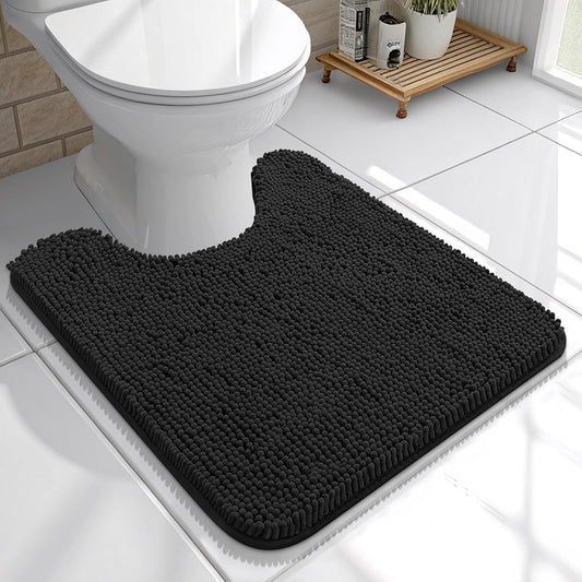 OLANLY Bathroom Rugs 30x20, Extra Soft Absorbent Chenille Bath Rugs, Rubber Backing Quick Dry, Machine Washable Bath Mats for