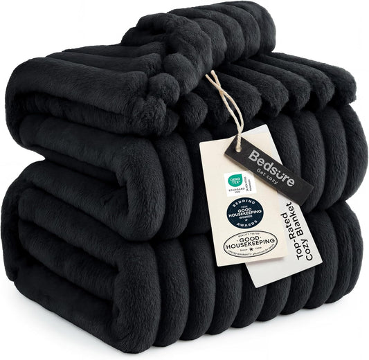 Bedsure GentleSoft White Throw Blanket for Couch - Teacher Appreciation Graduation Gifts Birthday Gifts for Women Mom Her, Co