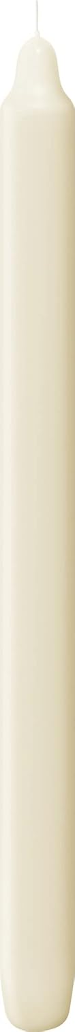 BOLSIUS Ivory Candlesticks Bulk Pack 50 Count - Unscented Dripless 11.5 Inch Household & Dinner Candle Set - 12+ Hours - Premium European Quality - Consistent Smokeless Flame - 100% Cotton Wick