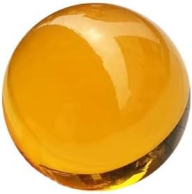 CHENGXINWENHUA Decorative Orbs for Bowls and Vases Set of 1，Diameter 3" Crystal Sphere Ball,Camera Sphere and Photography Orb (Green-1)