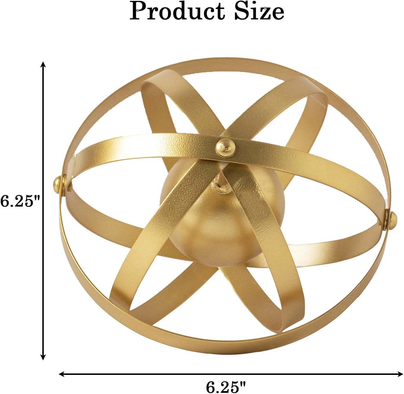 Metal Geometric Table Top Decor, 3D Metal Geometric Sculpture, Gold Abstract Sculpture for Home Decor, Table Art Decorations for Home, Living Room, Office, Bedroom