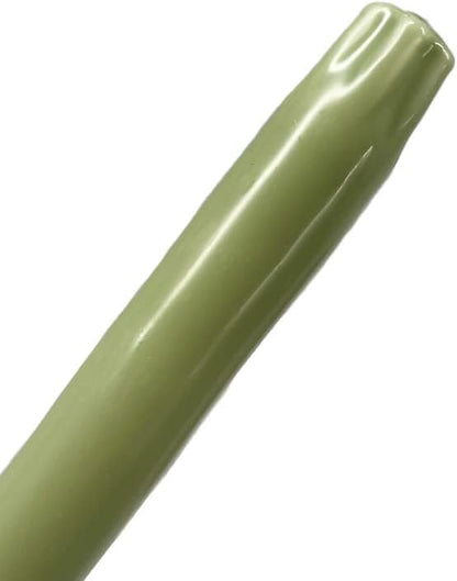 D'light Online White Taper Candles, 10 Inch Premium Quality Candles Hand-Dipped Tapered Candles, Dripless, Smokeless and Unwrapped Bulk Pack for Events - Set of 12 (10 Inch, White)