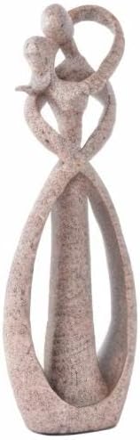 Couple Statue for Home Decor,Hugging Couple Figurines,Valentines Decor,Modern Romantic Sculptures for Living Room Bedroom Office(White+Black)