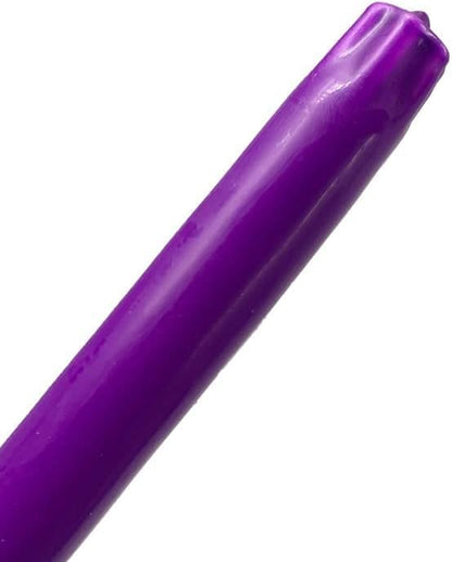 D'light Online White Taper Candles, 10 Inch Premium Quality Candles Hand-Dipped Tapered Candles, Dripless, Smokeless and Unwrapped Bulk Pack for Events - Set of 12 (10 Inch, White)
