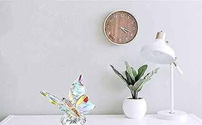 H&D HYALINE & DORA Crystal Cut Butterfly Animal Ornament Decoration for Office Table Home Bedroom