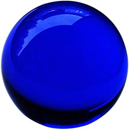 CHENGXINWENHUA Decorative Orbs for Bowls and Vases Set of 1，Diameter 3" Crystal Sphere Ball,Camera Sphere and Photography Orb (Green-1)