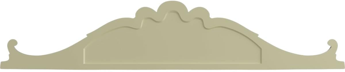 Ekena Millwork 42 3/8"W x 8 3/8"H x 2 1/2"P Kendall Center with Scrolls Onlay