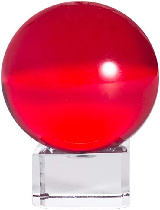 LONGWIN 50mm(2 inch) K9 Photography Solid Crystal Glass Ball Sphere with Free Stand Suncatcher (Clear)