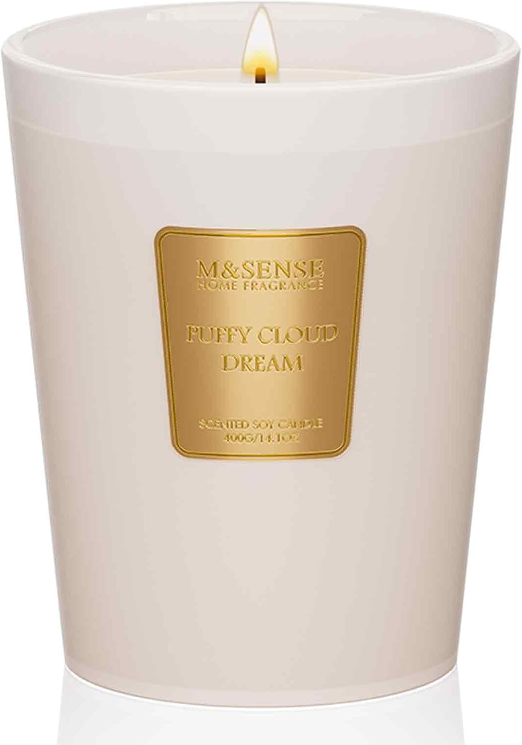 M&SENSE Jasmine Candles Highly Scented 3 Wick 35oz 150 Hours Burn Extra Large Jar Candles for Women, Natural Soy Wax Aromatherapy Candle for Stress Relief, Meditation, Yoga, Spa - Colors B