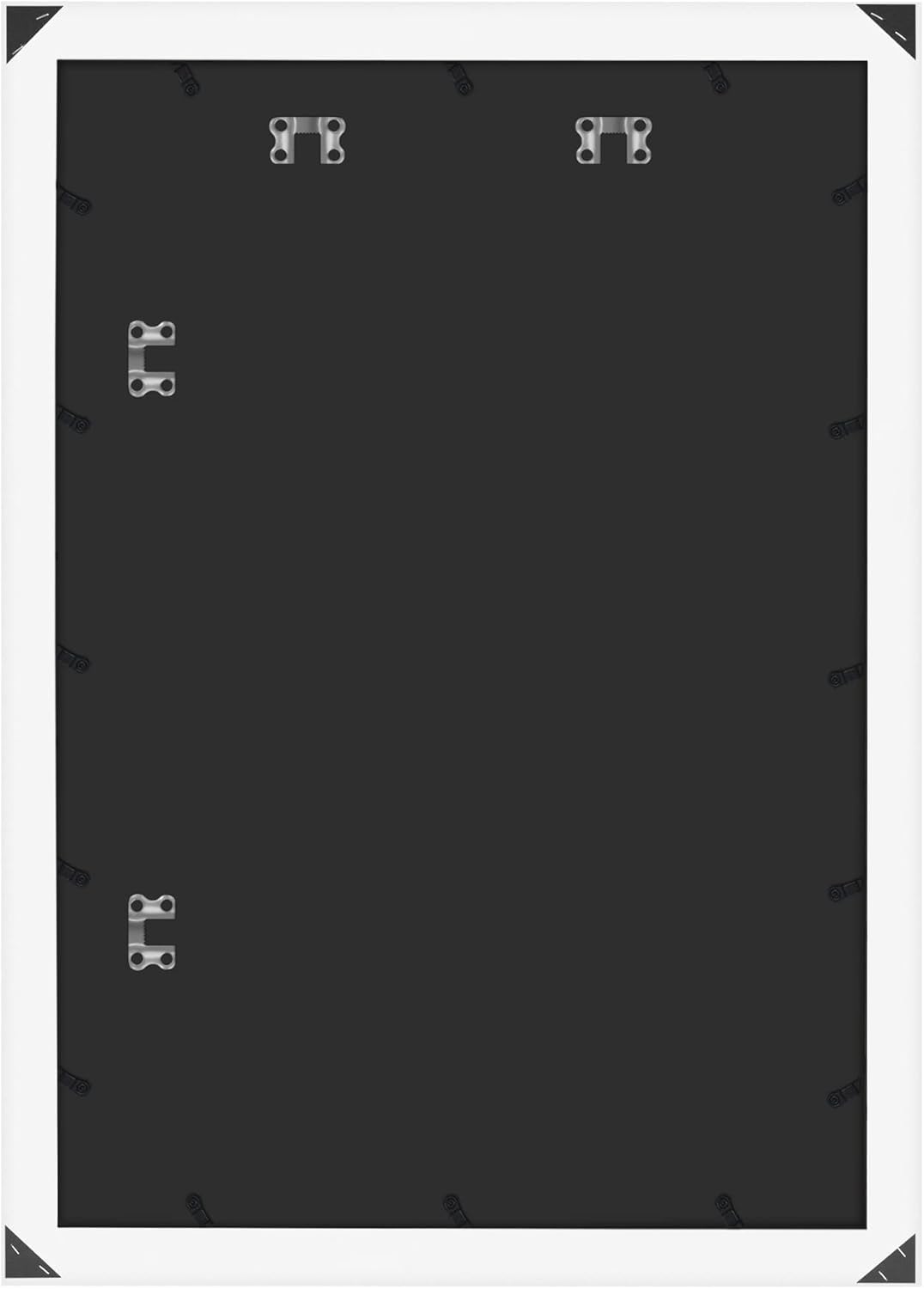 Americanflat 16x20 Picture Frame with Polished Plexiglass - Black Picture Frame - Wide Photo Frames Made of Engineered Wood for Vertical or Horizontal Wall Display - Epic Collection - Black - Colors C