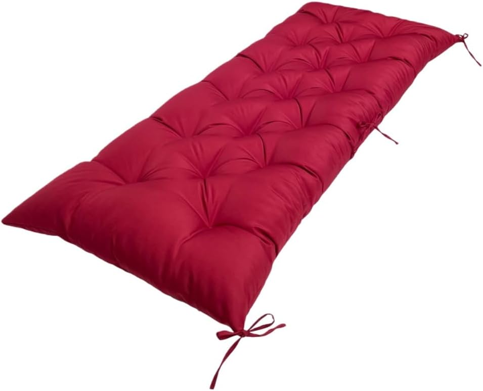 Waterproof & Sun-Resistant Outdoor Bench Cushion - Universal Fit for Patio Chairs, Swing Seats.Lounger Seat Cushions Outdoor Loveseat Bench Seat Pads (Navy,39.4 X 19.7 Inch)