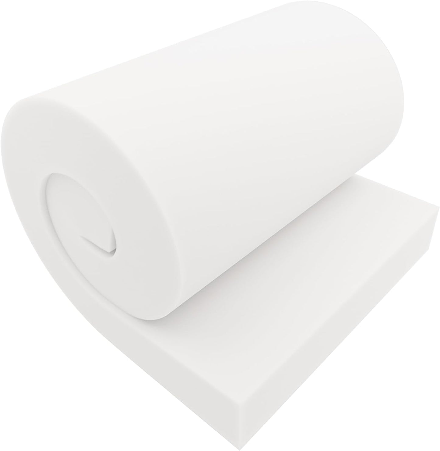 GoTo Foam 1" Height x 24" Width x 72" Length 44ILD (Firm) Upholstery Cushion Made in USA