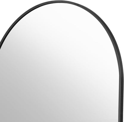 Koonmi 30"x71" Arched Full Length Mirror, Gold Large Floor Mirror with Aluminum Alloy Frame, Standing Hanging or Leaning Wall-Mounted Full Body Mirror for Living Room and Bedroom