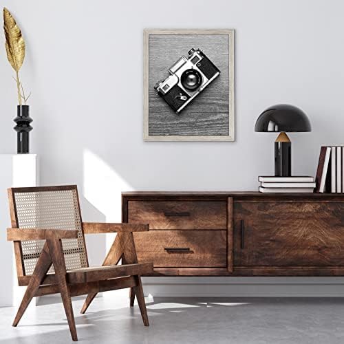 Americanflat 16x20 Picture Frame with Polished Plexiglass - Black Picture Frame - Wide Photo Frames Made of Engineered Wood for Vertical or Horizontal Wall Display - Epic Collection - Black - Colors B
