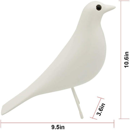 Mid Century Sculpture House Bird - Office Decor Desk Dove Ornament Arts Gift Replica (Yellow)