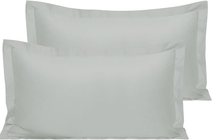 NTBAY Cotton 26x26 Euro Sham Covers - 500 Thread Count Egyptian Cotton Euro Pillow Covers, 2 Pack Super Soft and Breathable 26x26 Pillow Covers, Square Pillow Cases, White