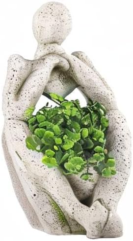 Large Planters for Outdoor Indoor Plants Head Face Planter Pot Unique Succulent Planters Flower Vase with Drainage Hole New Life