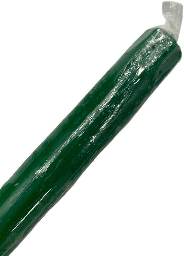 D'light Online White Taper Candles, 10 Inch Premium Quality Candles Hand-Dipped Tapered Candles, Dripless, Smokeless and Unwrapped Bulk Pack for Events - Set of 12 (10 Inch, White)