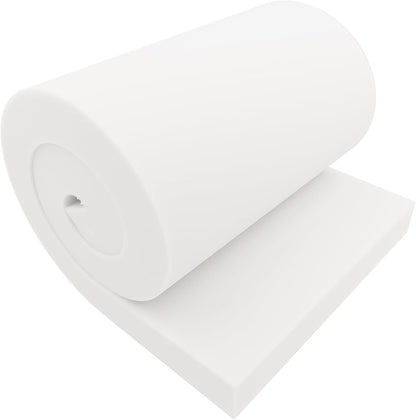 GoTo Foam 1" Height x 24" Width x 72" Length 44ILD (Firm) Upholstery Cushion Made in USA