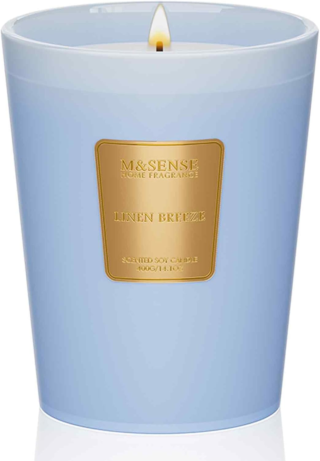 M&SENSE Jasmine Candles Highly Scented 3 Wick 35oz 150 Hours Burn Extra Large Jar Candles for Women, Natural Soy Wax Aromatherapy Candle for Stress Relief, Meditation, Yoga, Spa - Colors A