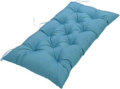 Waterproof & Sun-Resistant Outdoor Bench Cushion - Universal Fit for Patio Chairs, Swing Seats.Lounger Seat Cushions Outdoor Loveseat Bench Seat Pads (Navy,39.4 X 19.7 Inch)