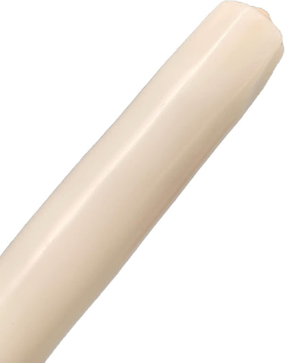 D'light Online White Taper Candles, 10 Inch Premium Quality Candles Hand-Dipped Tapered Candles, Dripless, Smokeless and Unwrapped Bulk Pack for Events - Set of 12 (10 Inch, White)