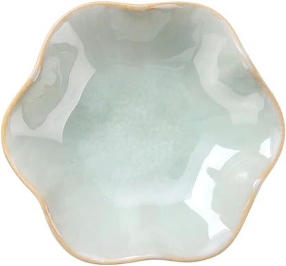 JAMEND CLXP Lotus Leaf Shape Decorative Ring Tray, Small Key Bowl, Ceramic Trinket Tray Jewelry Dish Organizing Necklace Earrings, Home Decoration for Mom Best Friend Sister, Pink.