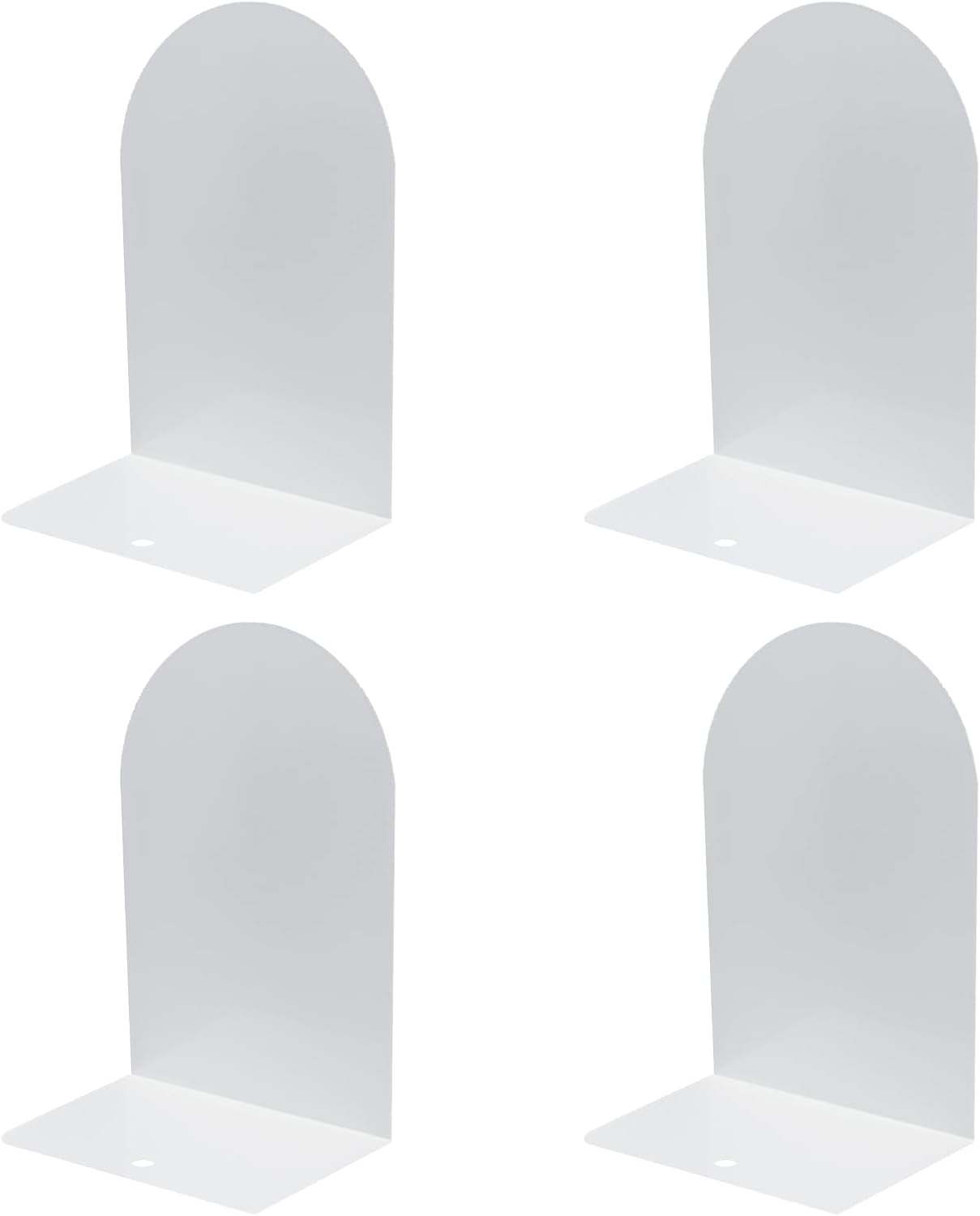 MerryNine Metal Book Ends, 2 Pack Black Bookends for Shelves, Book Holder for Heavy Books, Book End for Kids Books, Decoration Bookend for Home Office