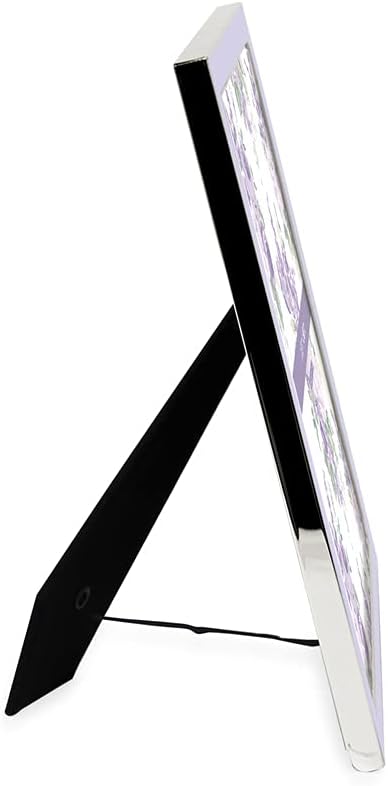 Laura Ashley 5x7 Navy Enamel Picture Frame, Gold Metal Edge with Easel, for Countertop, Counterspace, Tabletop Display, Bookshelf, Desk, Wall Décor, Photo Gallery (5x7, Navy W/Gold)