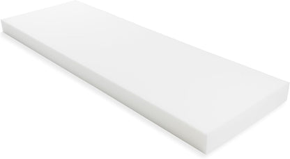 GoTo Foam 1" Height x 24" Width x 72" Length 44ILD (Firm) Upholstery Cushion Made in USA