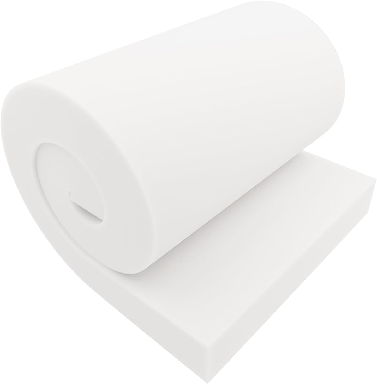 GoTo Foam 1" Height x 24" Width x 72" Length 44ILD (Firm) Upholstery Cushion Made in USA