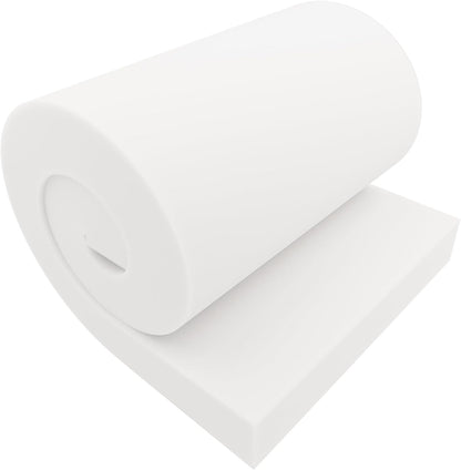 GoTo Foam 1" Height x 24" Width x 72" Length 44ILD (Firm) Upholstery Cushion Made in USA