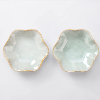 JAMEND CLXP Lotus Leaf Shape Decorative Ring Tray, Small Key Bowl, Ceramic Trinket Tray Jewelry Dish Organizing Necklace Earrings, Home Decoration for Mom Best Friend Sister, Pink.