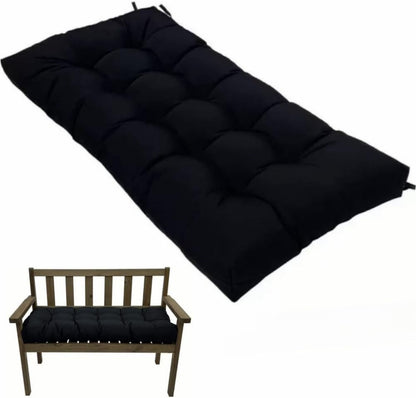 Bench Cushions for Indoor Furniture,Tufted Patio Bench Seat Cushion, Swing Seat Cushion,Garden Loveseat Cushions,Outdoor Cushions for Lounger Garden Furniture Patio (Navy Blue, 39.3x19.7)