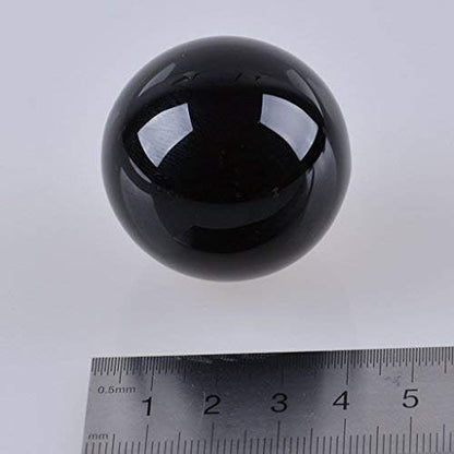 LONGWIN 50mm(2 inch) K9 Photography Solid Crystal Glass Ball Sphere with Free Stand Suncatcher (Clear)
