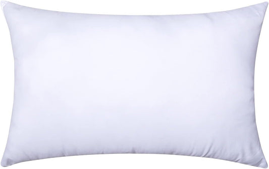 MIULEE Throw Pillow Insert Premium Pillow Stuffer Sham Rectangle for Decorative Cushion Bed Couch Sofa 12x20 Inch - Colors B