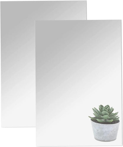 12'' Round Wall Mirror Tiles High Clear Reflecticon Self Adhesive Acrylic Mirror Sheets Circle Stickers for Bathroom, Bedroom, Door, Home Decor
