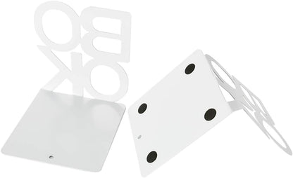 Book Ends,BookEnds Supports for Bookrack Desk,Bookend are Used for Books, Unique Appearance Design,Heavy Duty