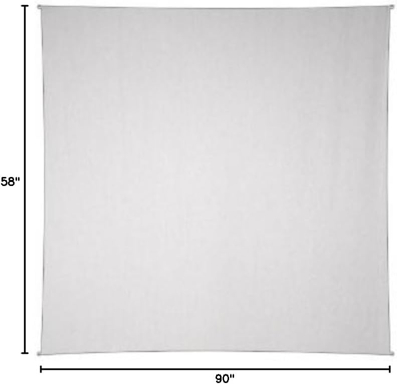 Sunshine Joy Plain White Tapestry 100% Cotton 58x58 Inches