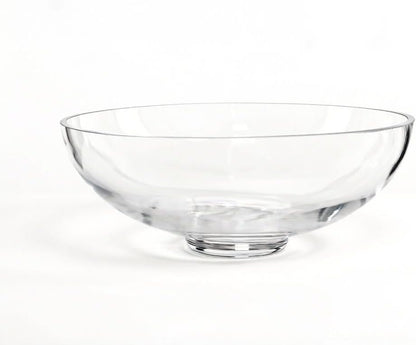 CYS EXCEL Glass Small Decorative Footed Bowl (H:3" D:8") Fruit Display Terrarium Compote Pedestal Vase Kitchen Table Centerpiece